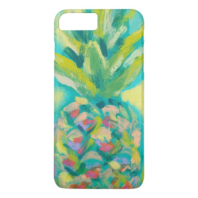 Colorful Tropical Pineapple Case-Mate iPhone Case (Back)