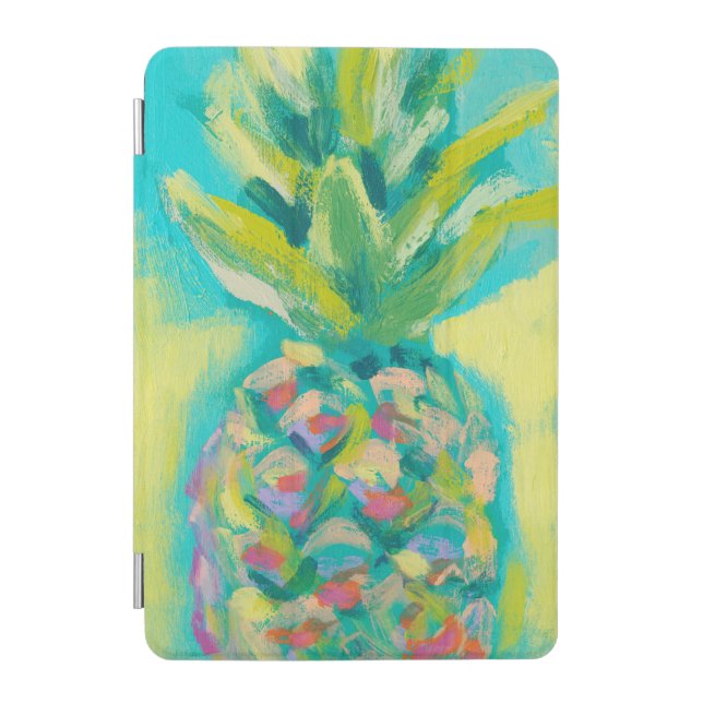 Colorful Tropical Pineapple iPad Mini Cover (Front)