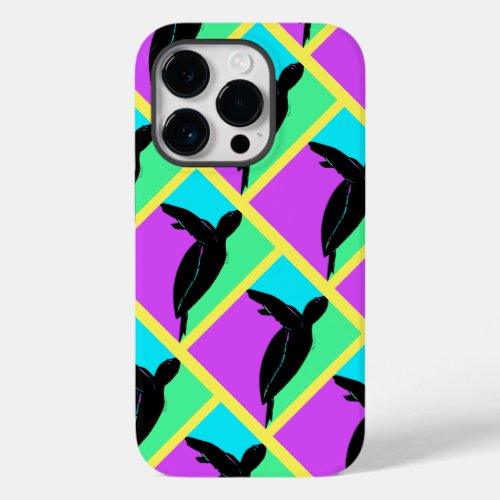Colorful Tropical Sea Turtle Case_Mate iPhone 14 Pro Case