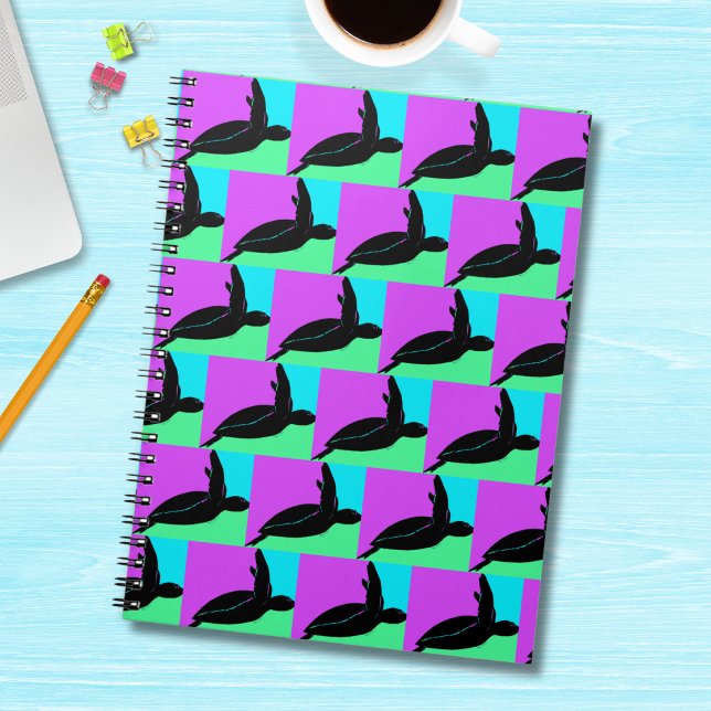 Colorful Tropical Sea Turtle Notebook (Creator Uploaded)