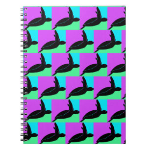 Colorful Tropical Sea Turtle Notebook