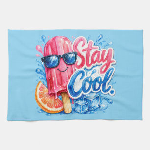 Colorful Tropical Summer Kitchen Towel