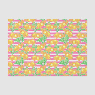 Colorful Tropical Turtles Pattern Tissue Paper