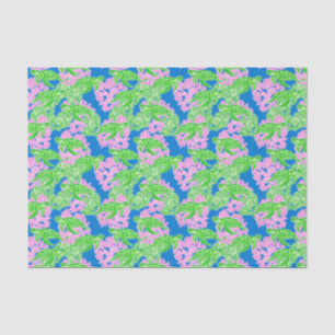 Colorful Tropical Turtles Pattern Tissue Paper