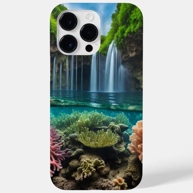 Colorful tropical waterfall Case-Mate iPhone case (Back)