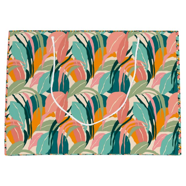 Colorful Tropicals: Swaying Palms Gift Bag (Front)