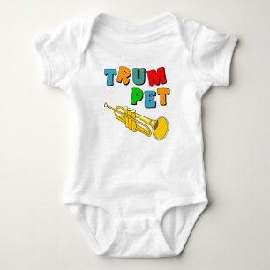 Colorful Trumpet Baby Bodysuit