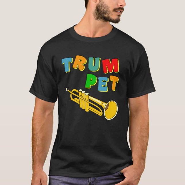 Colorful Trumpet T-Shirt (Front)