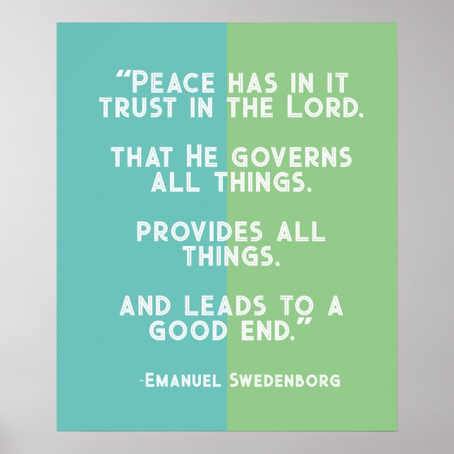 Colorful Trust in the Lord Poster (Front)