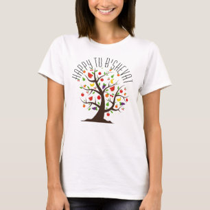 Colorful Tu B'Shevat Fruit Tree T-Shirt