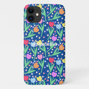 Colorful Tulip Flowers iPhone 11 Case