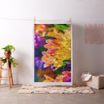 Colorful Tulip Flowers In Spring Fabric