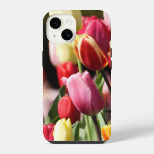 Colorful Tulip Garden iPhone 14 Case