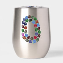 Colorful Tulip Lettered “O”