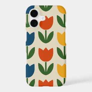 Colorful Tulip Pattern iPhone 17 Case