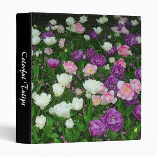 Colorful Tulips (1.0in) Binder