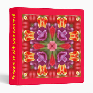Colorful Tulips Binder