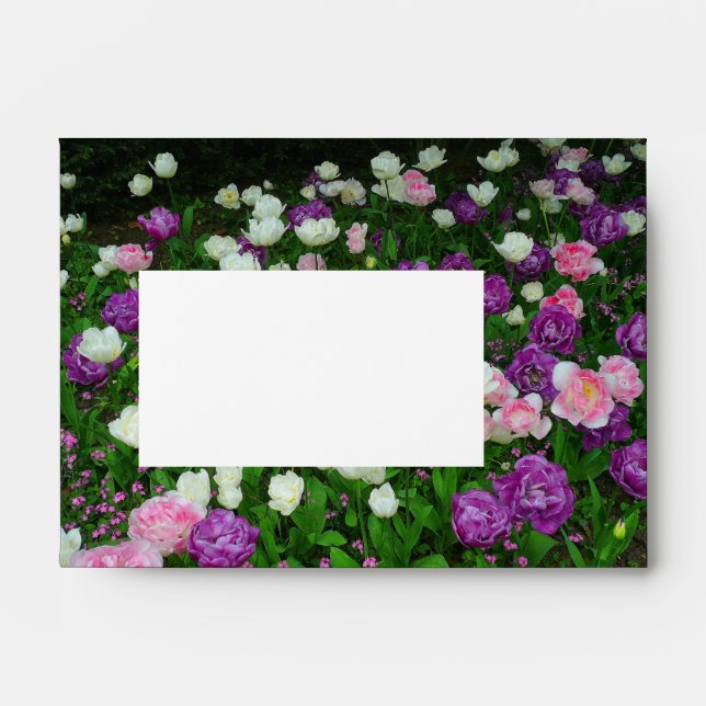 Colorful Tulips Envelope (Front)