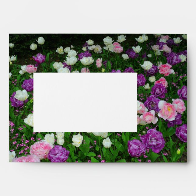 Colorful Tulips Envelope (Front)