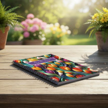 Colorful tulips Garden Journal