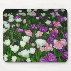 Colorful Tulips Mouse Pad
