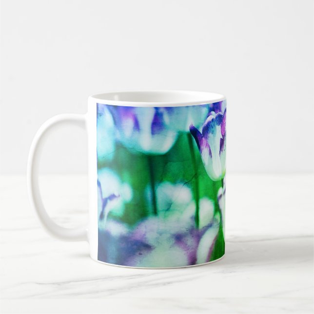 Colorful tulips mug (Left)