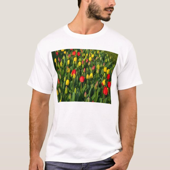 Colorful Tulips T-Shirt (Front)