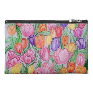 Colorful Tulips Travel Accessory bag