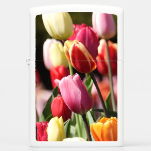 Colorful Tulips Zippo Lighter