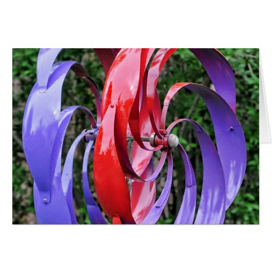 Colorful Turbine Blades Cards (Front Horizontal)