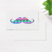 Colorful Turquoise Aztec Pattern Mustache (Desk)