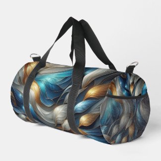 Colorful Turquoise Blue Abstract 