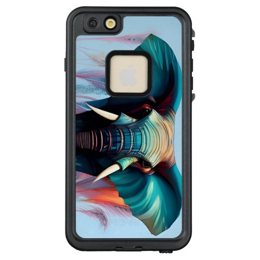 Colorful Turquoise Elephant LifeProof FRĒ iPhone 6/6s Plus Case