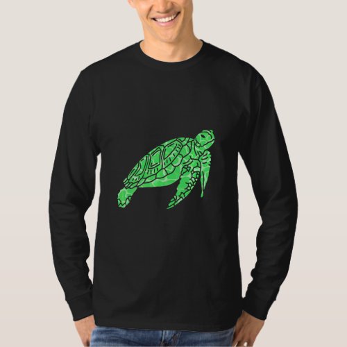 Colorful Turtle Diver Vacation Women  1  T_Shirt