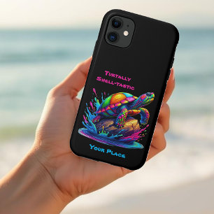 Colorful Turtle Splash iPhone 11 Case