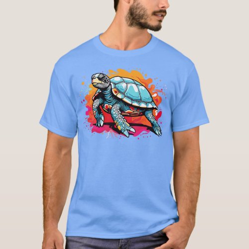 Colorful Turtle TShirt TShirt