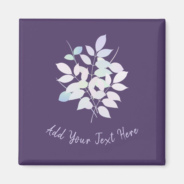 Colorful Twigs Magnet (Front)