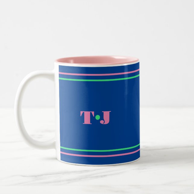 Colorful  Two-Tone coffee mug (Left)