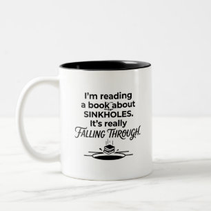 Colorful Two-Tone Mug for Bookworms