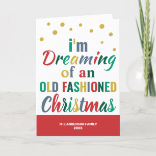 Colorful Typography Funny Christmas Goodbye 2020 Holiday Card