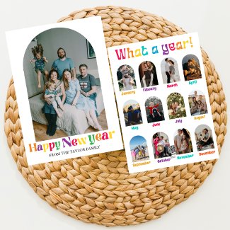 Colorful Typography  Happy New Year 2025 Photo