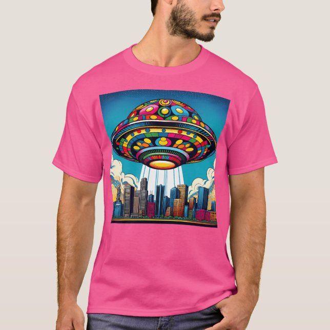 Colorful Ufo T-Shirt (Front)