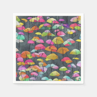 Colorful Umbrella Pattern Napkins