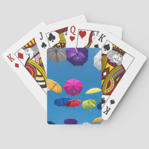 Colorful Umbrella Poker Playing Cards