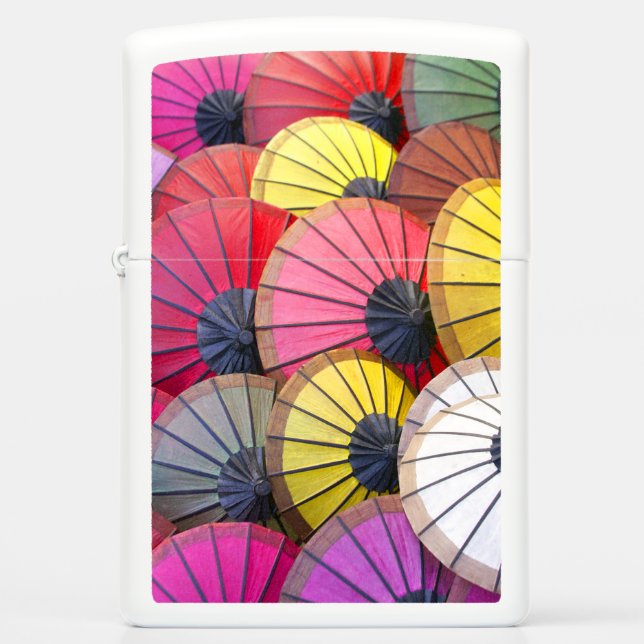 Colorful Umbrella Zippo Lighter (Front)