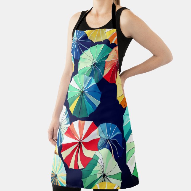 Colorful Umbrellas  Apron (Insitu)