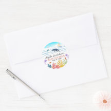 Colorful Under the Sea Watercolor Baby Shower