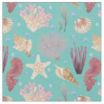 Colorful Underwater Life Pattern Fabric
