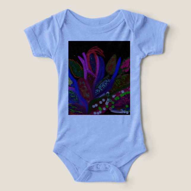 Colorful Underwater Marine Life Infant T-Shirt (Design Front)