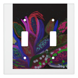 Colorful Underwater Marine Life Light Switch Cover